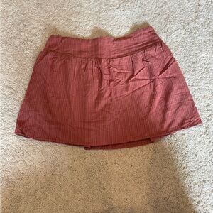 Love Notes Textured Red Mini Skirt